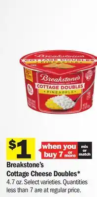 Meijer Breakstone's Cottage Cheese Doubles offer