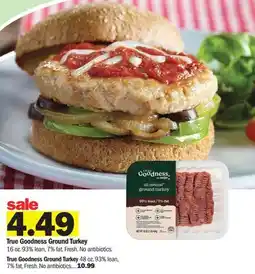 Meijer True Goodness Ground Turkey offer
