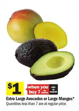 Meijer Extra Large Avocados or Large Mangos offer
