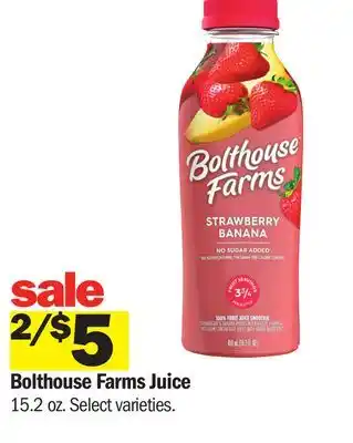 Meijer Bolthouse Farms Juice offer