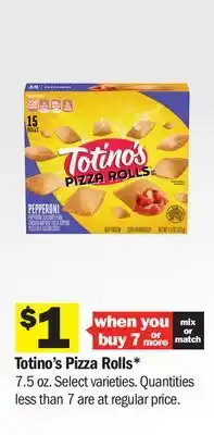 Meijer Totino's Pizza Rolls offer