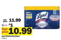 Meijer Lysol Disinfecting Wipes offer