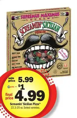 Meijer Screamin' Sicilian Pizza offer