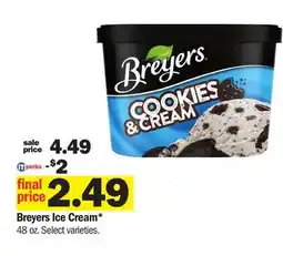 Meijer Breyers Ice Cream offer