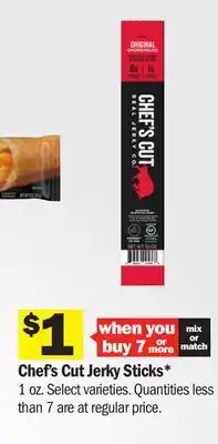 Meijer Chef's Cut Jerky Sticks offer