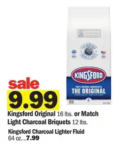 Meijer Kingsford Original 16 lbs. or Match Light Charcoal Briquets 12 lbs offer