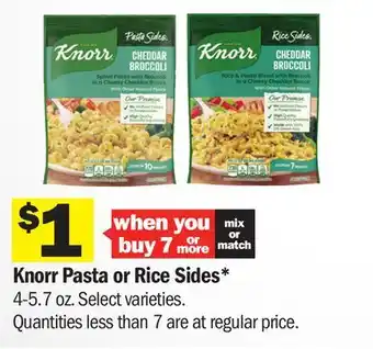 Meijer Knorr Pasta or Rice Sides offer