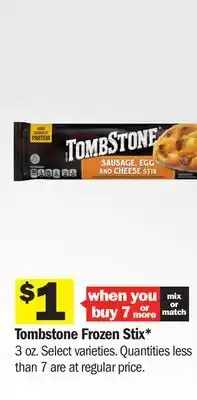 Meijer Tombstone Frozen Stix offer