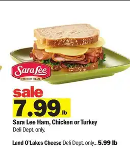 Meijer Sara Lee Ham, Chicken or Turkey offer