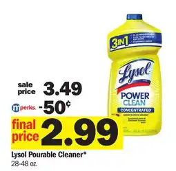 Meijer Lysol Pourable Cleaner offer