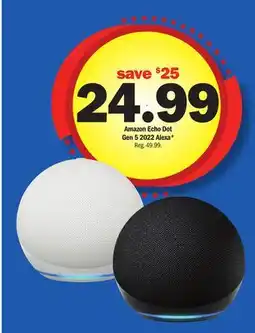 Meijer Amazon Echo Dot Gen 5 2022 Alexa offer