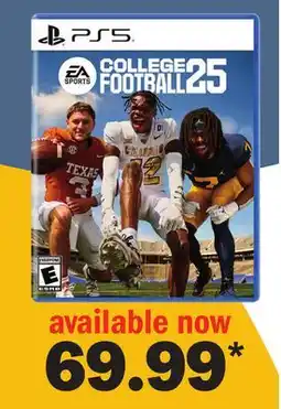 Meijer COLLEGE FOOTBALL 25 offer