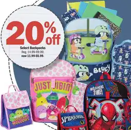 Meijer Select Backpacks offer