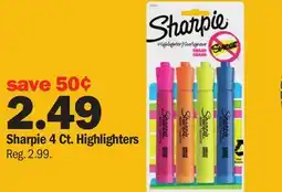 Meijer Sharpie 4 Ct. Highlighters offer