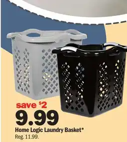 Meijer Home Logic Laundry Basket offer