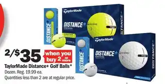 Meijer TaylorMade Distance + Golf Balls offer
