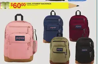Dunham's Sports COOL STUDENT BACKPACK offer