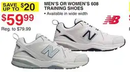 Dunham's Sports NEW BALANCE MEN'S OR WOMEN'S 608 TRAINING SHOES offer