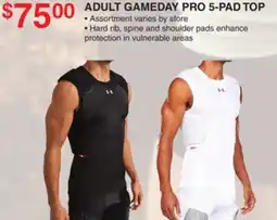 Dunham's Sports ADULT GAMEDAY PRO 5-PAD TOP offer
