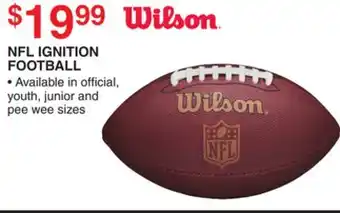 Dunham's Sports WILSON NFL IGNITION FOOTBALL offer