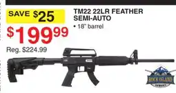 Dunham's Sports ROCK ISLAND TM22 22LR FEATHER SEMI-AUTO offer