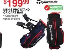 Dunham's Sports TAYLOR MADE MEN'S PRO STAND OR CART BAG offer