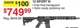 Dunham's Sports 15 SPORT III offer