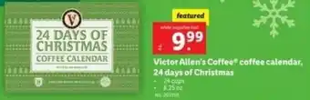 Lidl Victor Allen's Coffee Calendar 24 Days Of Christmas offer