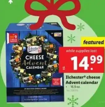 Lidl Ilchester Cheese Advent Calendar 16.9 oz offer