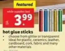 Lidl Hot Glue Sticks offer