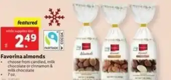 Lidl Favorina Almonds offer