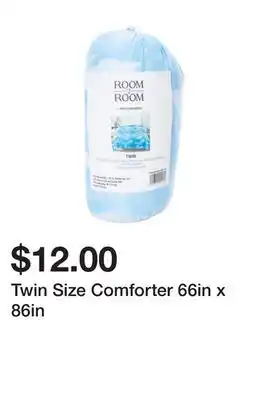 Five Below Twin Size Comforter 66in x 86in offer