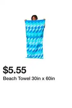 Five Below Beach Towel 30in x 60in offer