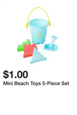 Five Below Mini Beach Toys 5-Piece Set offer