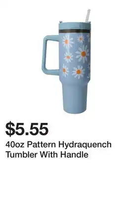 Five Below 40oz Pattern Hydraquench Tumbler With Handle offer