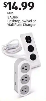 Aldi BAUHN Desktop, Swivel or Wall Plate Charger offer