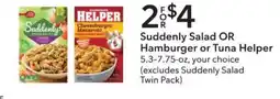 Suddenly Salad OR Hamburger or Tuna Helper