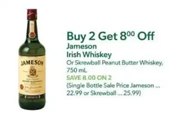Publix JAMESON Irish Whiskey offer