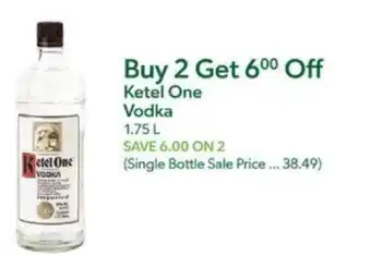 Publix Ketel One Vodka offer