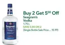 Publix Seagram's Vodka offer