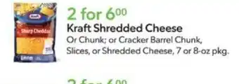 Publix Kraft Shredded Cheese offer