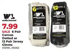 Runnings WELL LAMONT Canvas Dotted or 12 Pair Jersey Gloves offer