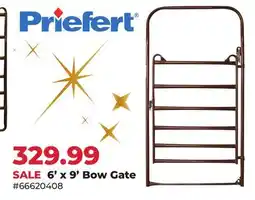 Runnings Priefert 6' x 9' Bow Gate offer