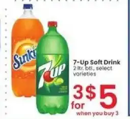 Albertsons 7-Up Soft Drink offer