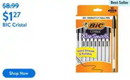 Walmart BIC Cristal offer