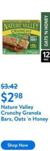 Nature Valley Crunchy Granola Bars, Oats 'n Honey