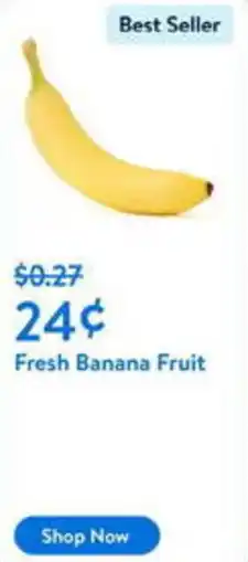 Walmart Fresh Banana Fruit offer