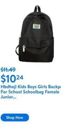 Walmart Hbdhejl Kids Boys Girls Backp For School Schoolbag Female Junior... offer