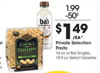 Kroger Private Selection Pasta offer