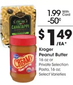 Kroger Kroger Peanut Butter offer